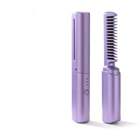 Wireless Hair Styling Tool Fast-Heating Straightener Curler Comb